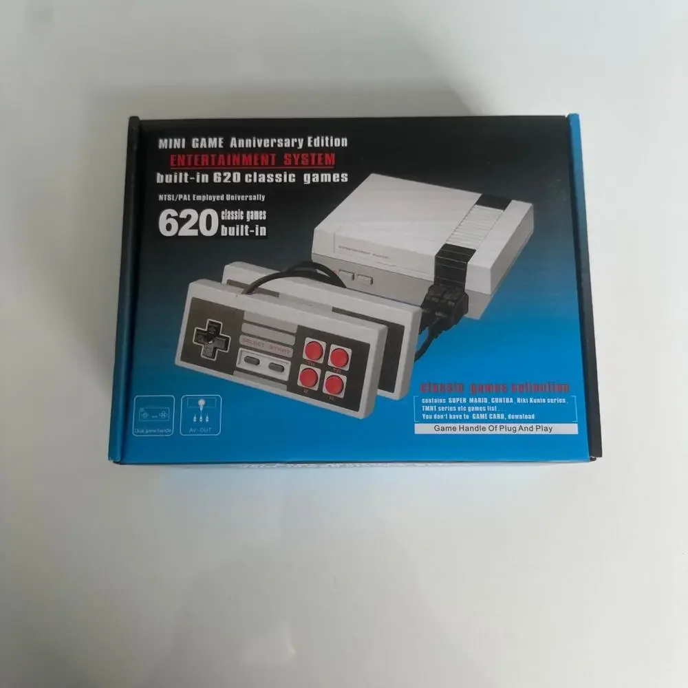 Retro Mini Anniversary Edition Game System Console W/ 620 Classic Games Built-in